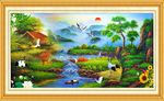 山水油画