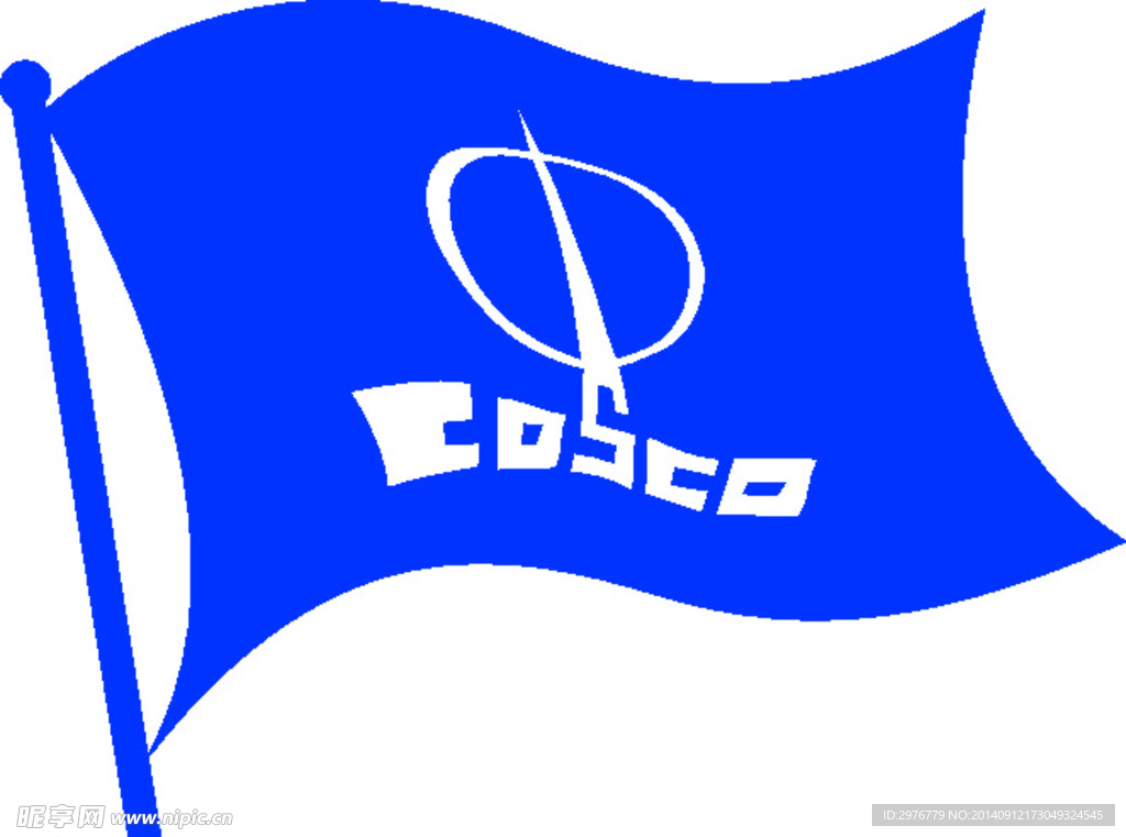 COSCO旗子标志