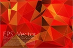 红色多边形背景