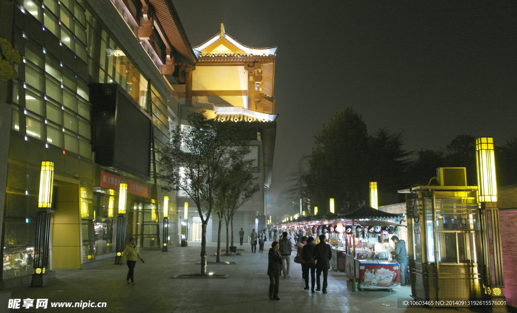 仿唐建筑 夜色辉煌