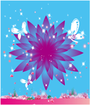 紫色花