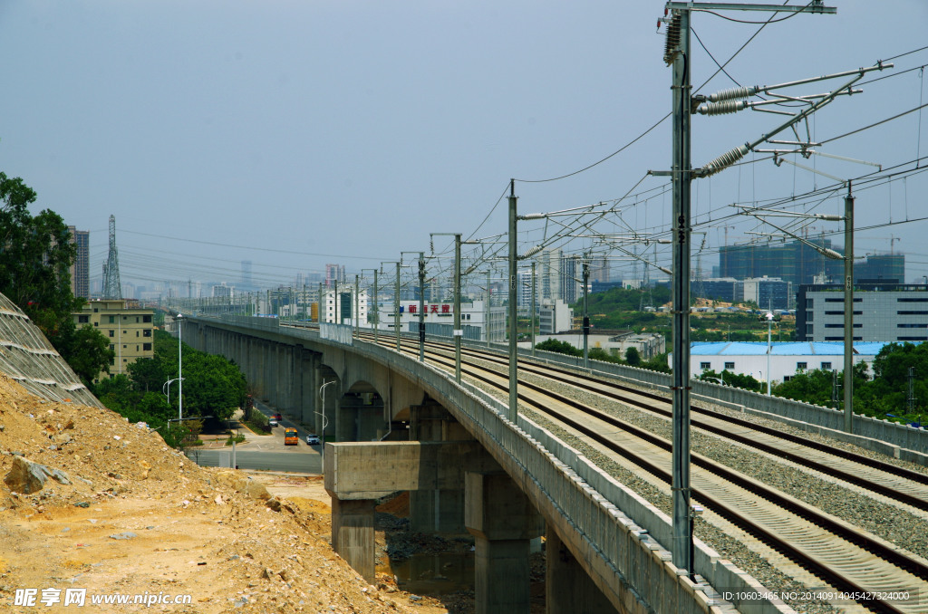 高速铁路交通风景