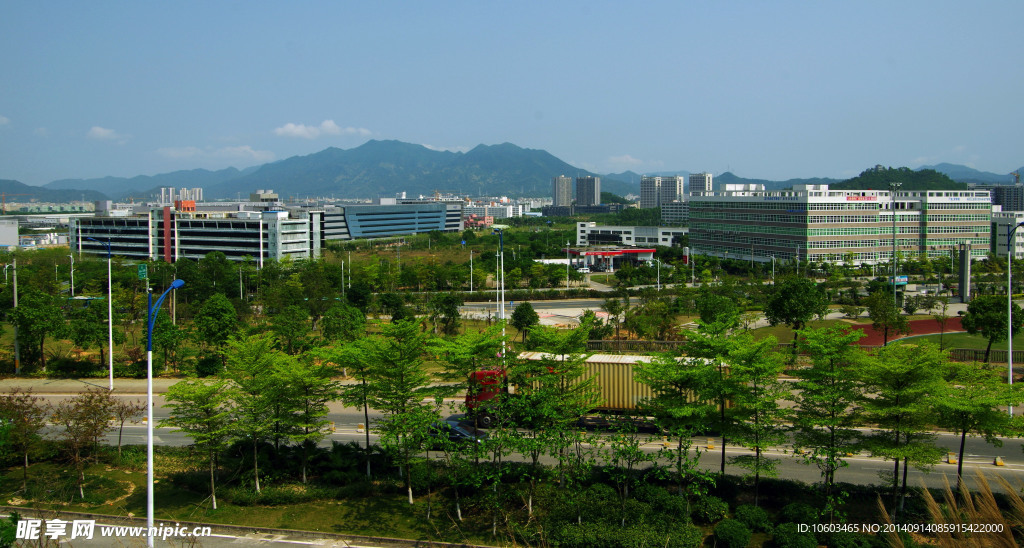 城市交通山水