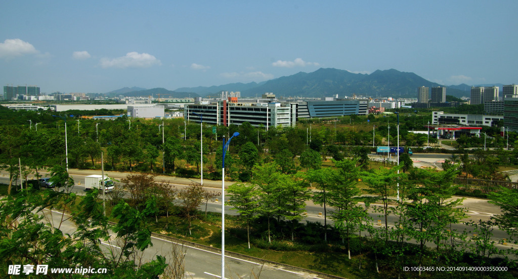 城市交通山水