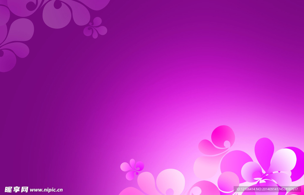 紫色展板