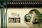 婚纱背景