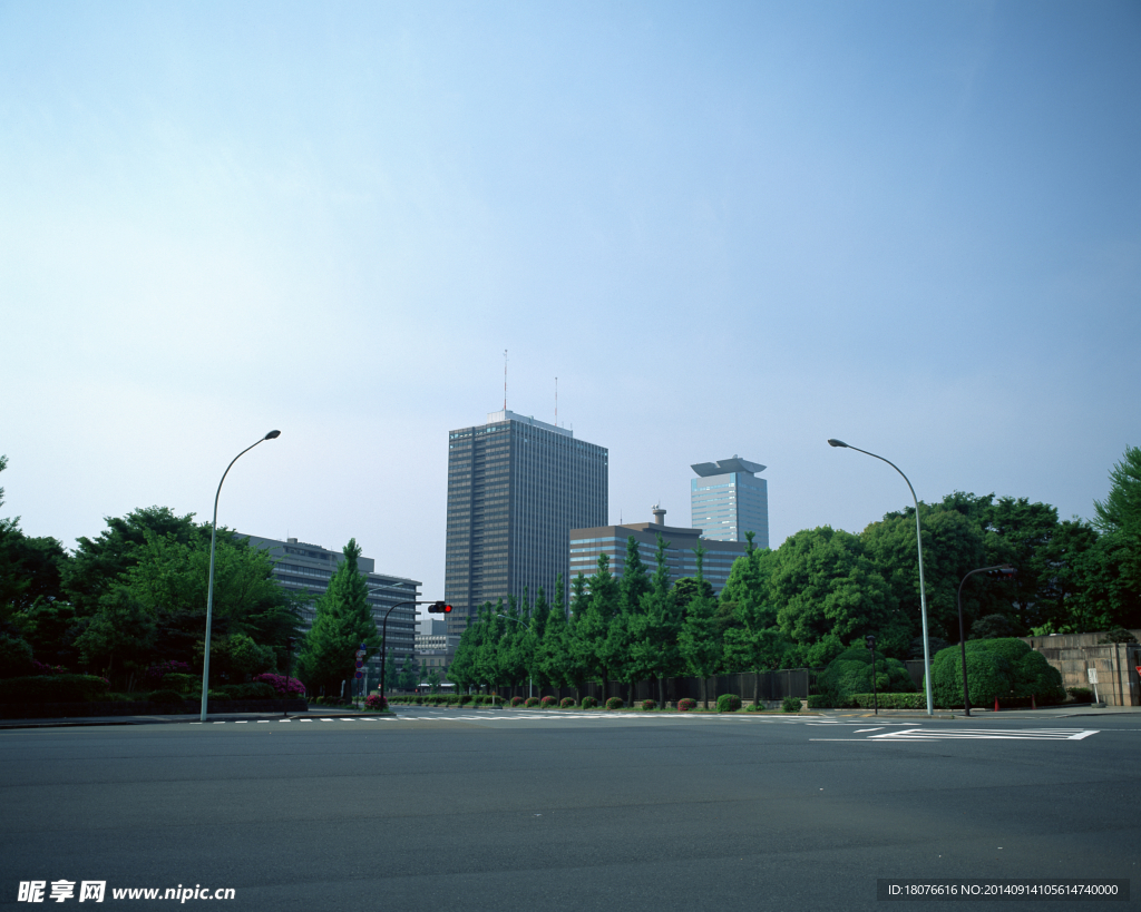 公路 高楼大厦