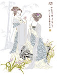 古典美女花片