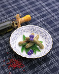 美食素材 盘子 火腿 