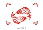 年年有鱼/中国风矢量