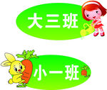 幼儿园植物牌