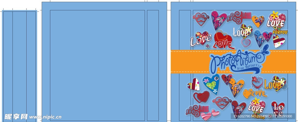 love蓝色相册