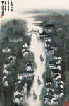 春雨江南图