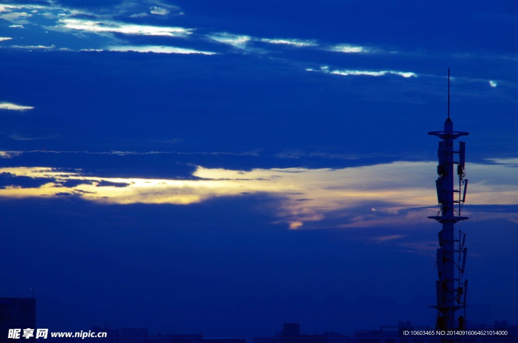 太空晚霞天文景观