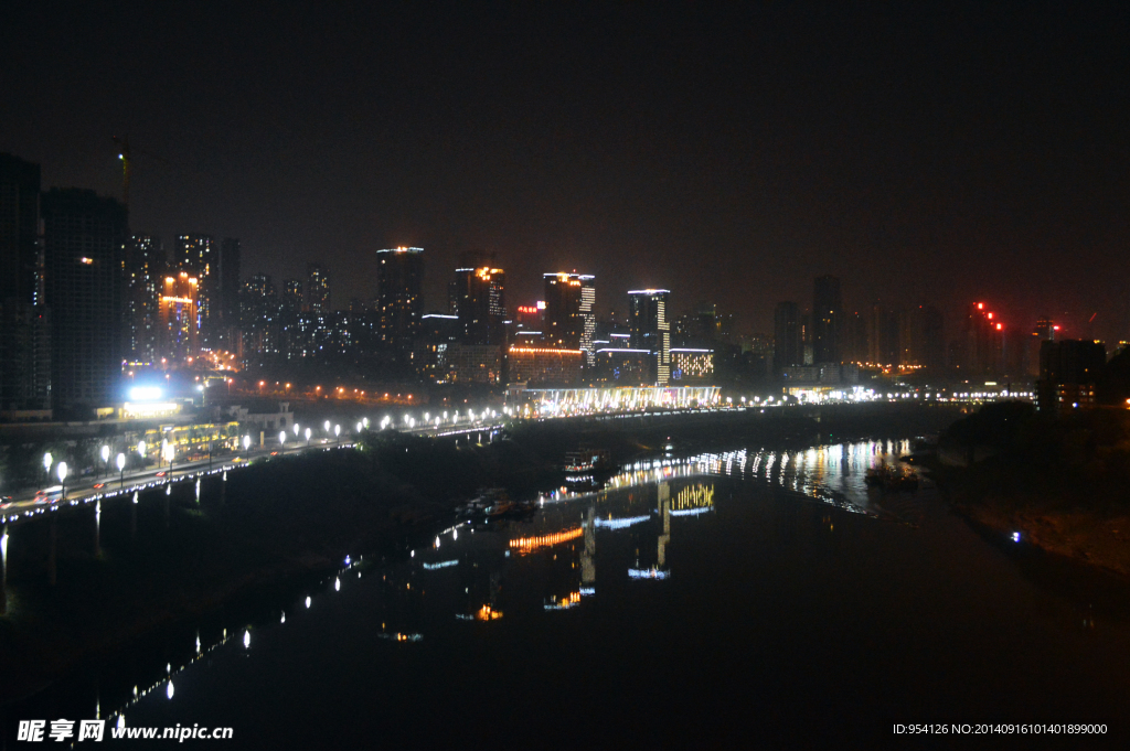 嘉陵江夜景