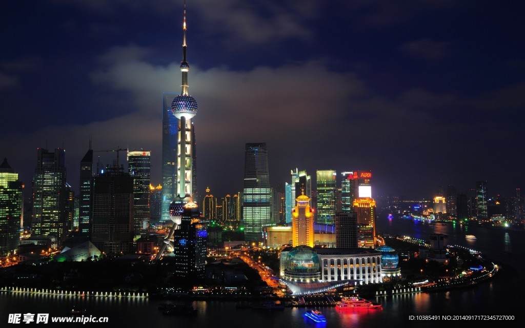上海东方明珠夜景