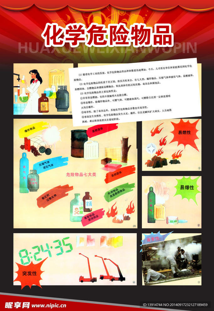 消防知识宣传海报