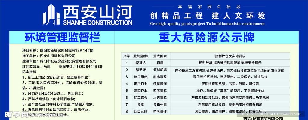 工地监督栏