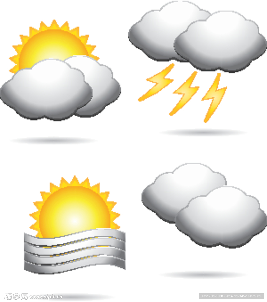 天气预报图标