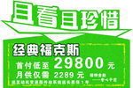 经典福克斯车顶牌