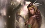 手绘美女