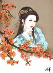 手绘美女