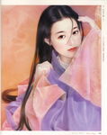 手绘美女