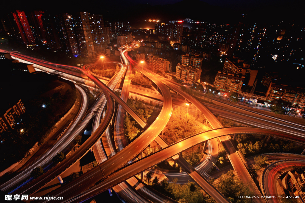 重庆立交桥夜景