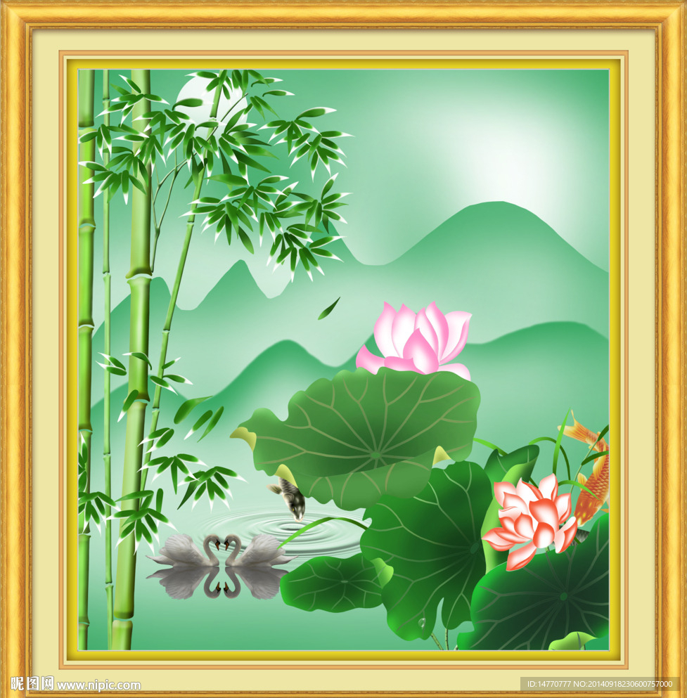 荷花图