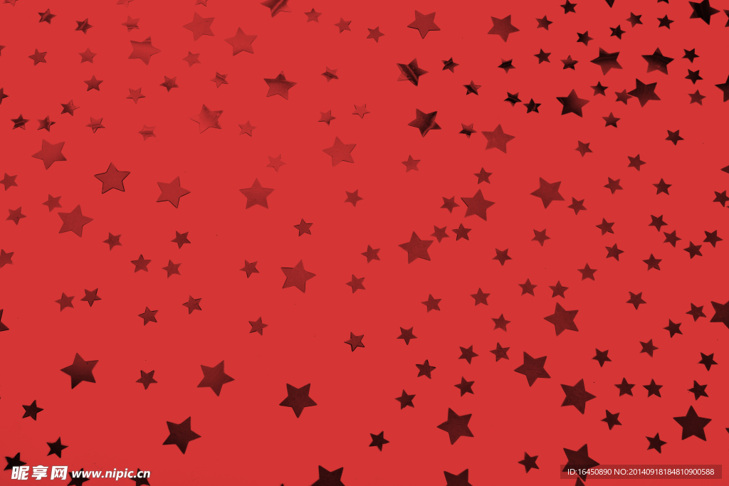 星星红色背景