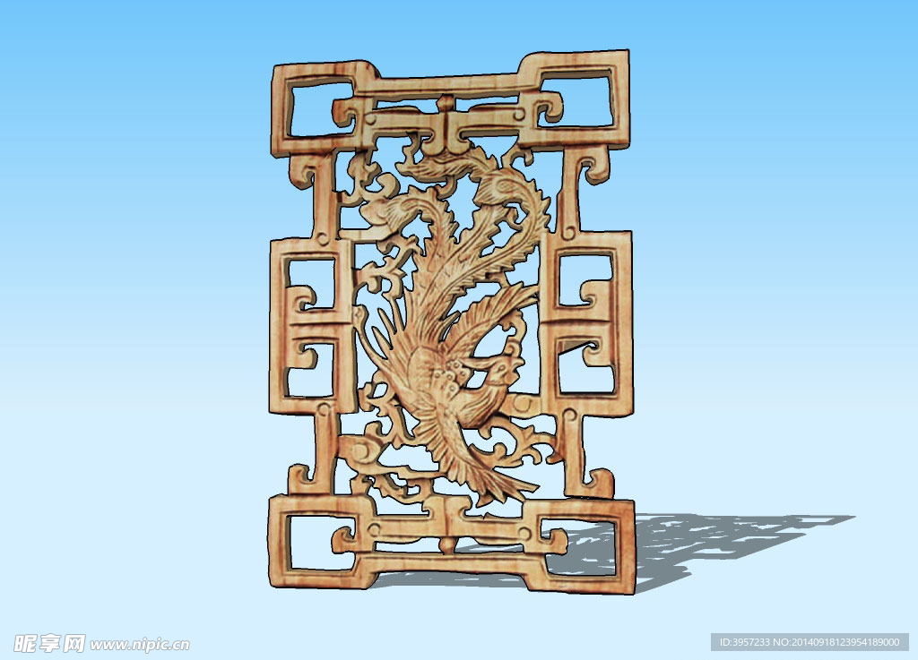 木雕3D模型