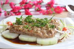 梅菜肉饼蒸冬瓜