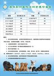 寄养价目表