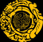 古典花纹圆形