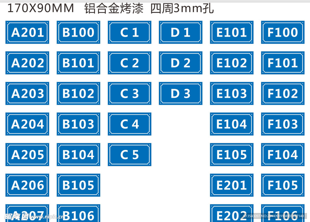 门牌号