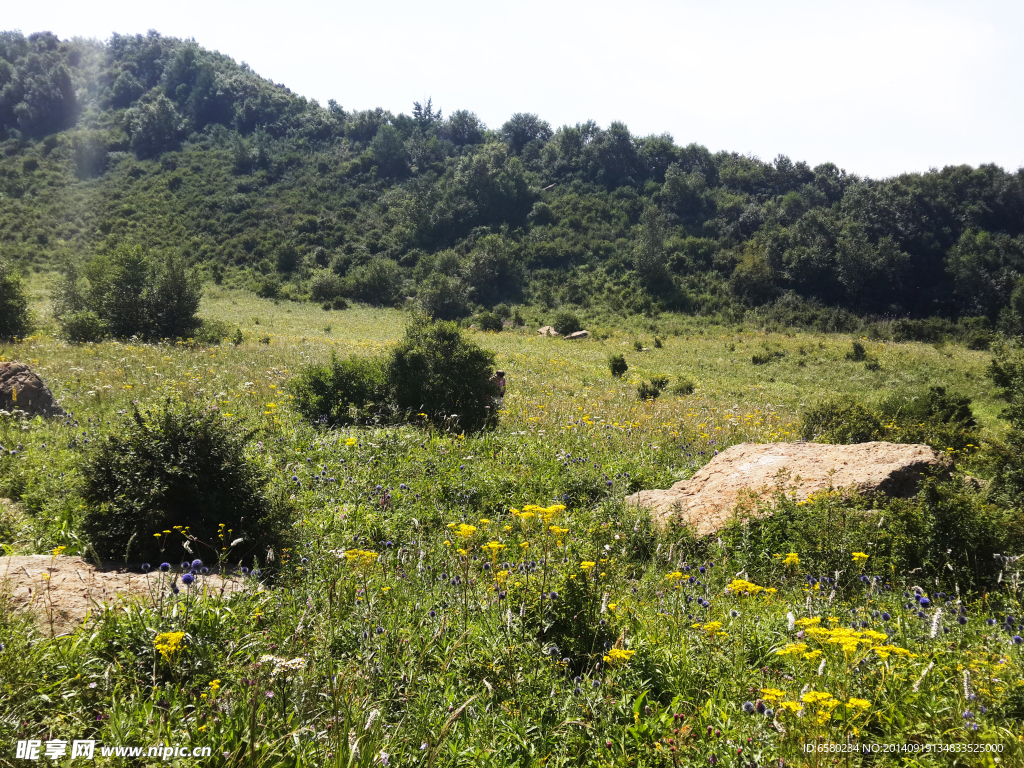 百花山 山峰