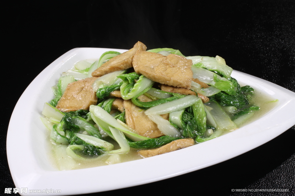 小白菜炖豆腐
