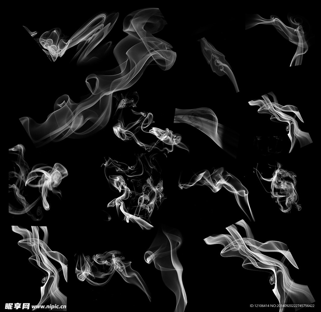 烟雾火焰psd素材