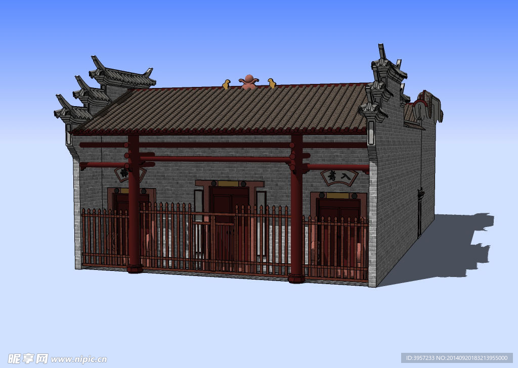 古建3D模型