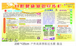 牙齿健康宣传栏