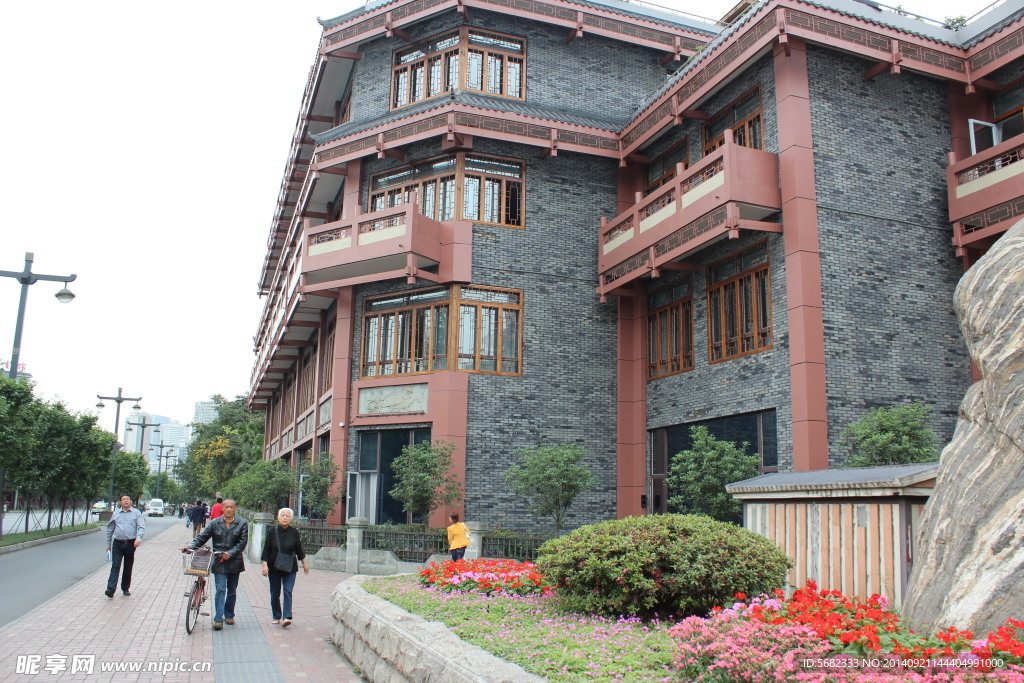 成都风光摄影图__建筑景观_自然景观_摄影图库_昵图网