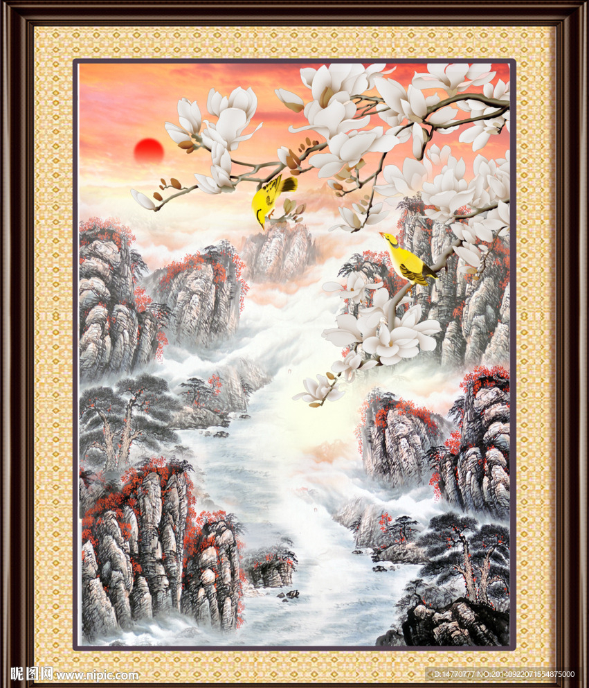 国画花鸟图