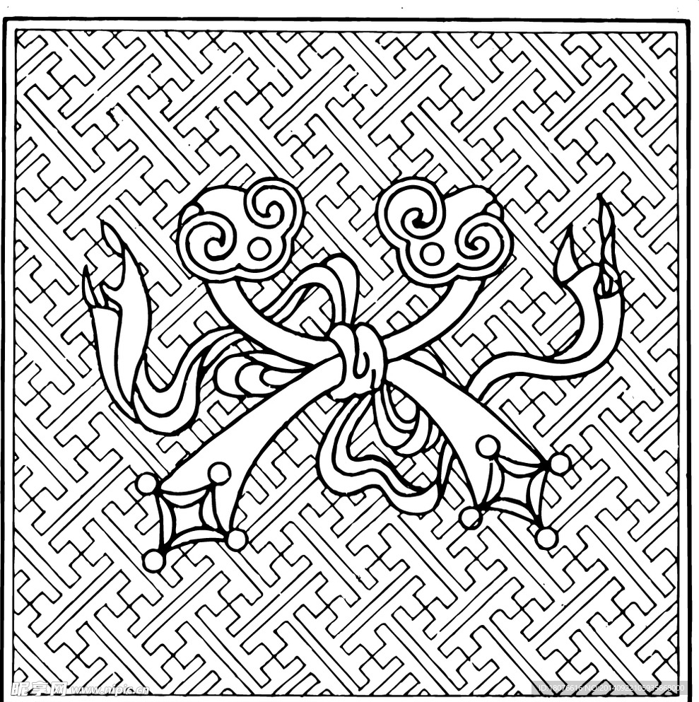 窗花 花纹 吉祥图腾 