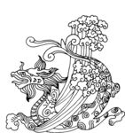 龙 飞龙 中国龙 矢量