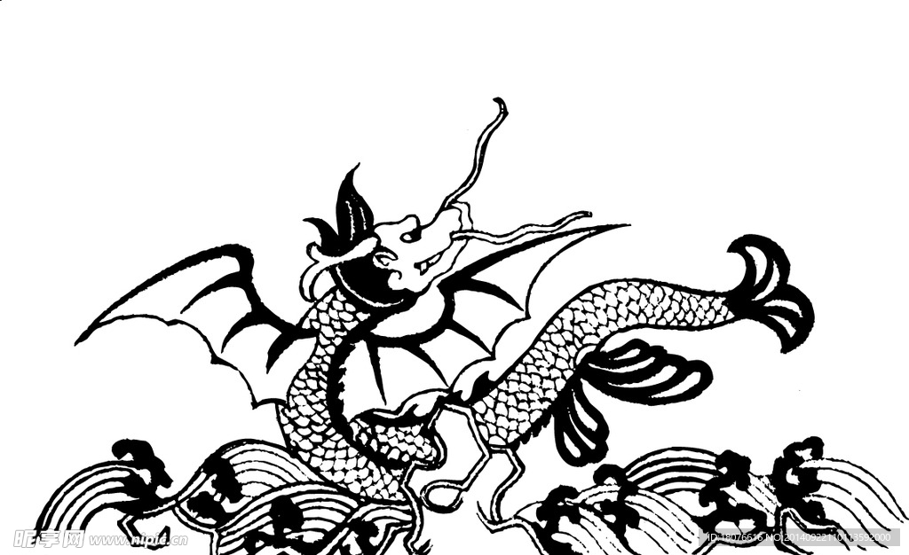 龙 飞龙 中国龙 矢量