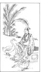 古代人物 矢量人物 线