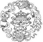 吉祥花纹 宫廷 吉祥图