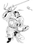 吉祥人物 人物线图 古