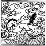 吉祥动物 马 祥云