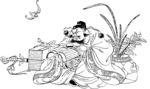 人物 人物线图 古代人